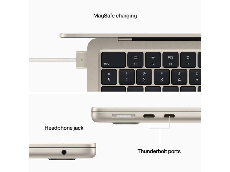Apple MacBook Air 13" 2022 M2 8C GPU / 512 GB / 8 GB Polarstern