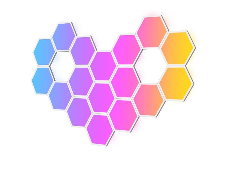 Govee Panelleuchte Glide Hexa, 10er, RGBIC