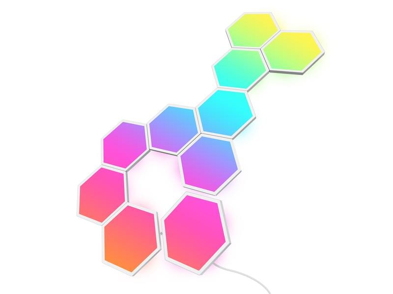 Govee Panelleuchte Glide Hexa, 10er, RGBIC