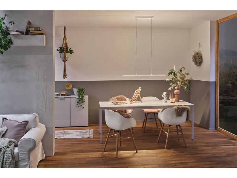 Paulmann Pendelleuchte Lento, 42 W, 2700 K, Weiss