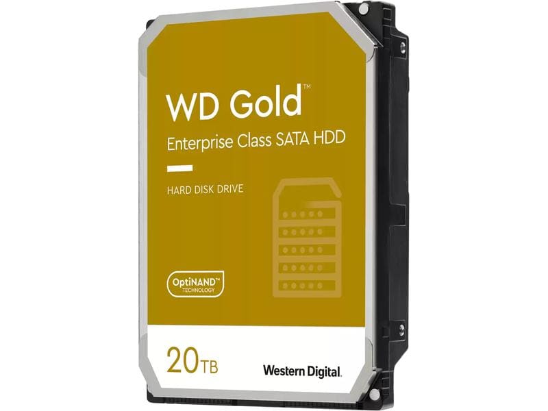 Western Digital Harddisk WD Gold 20 TB 3.5"