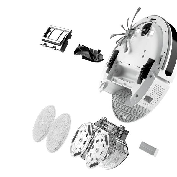 BISSELL Saug- und Wischroboter Spinwave Robot R5, Schwarz/Weiss