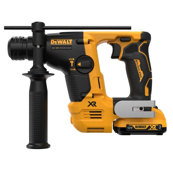 DeWalt Bohr-Meisselhammer 12 V 14 mm, 2 x 3 Ah Akku, Kit