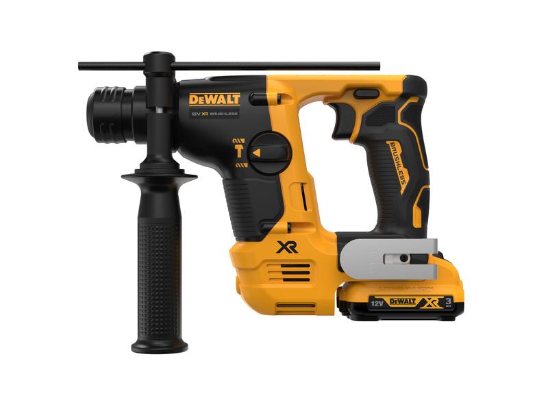 DeWalt Bohr-Meisselhammer 12 V 14 mm, 2 x 3 Ah Akku, Kit