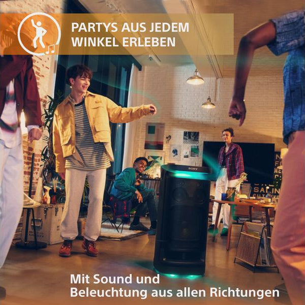 Sony Bluetooth Speaker SRS-XV900 Schwarz