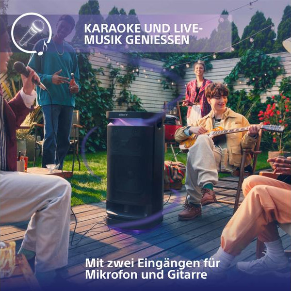 Sony Bluetooth Speaker SRS-XV900 Schwarz