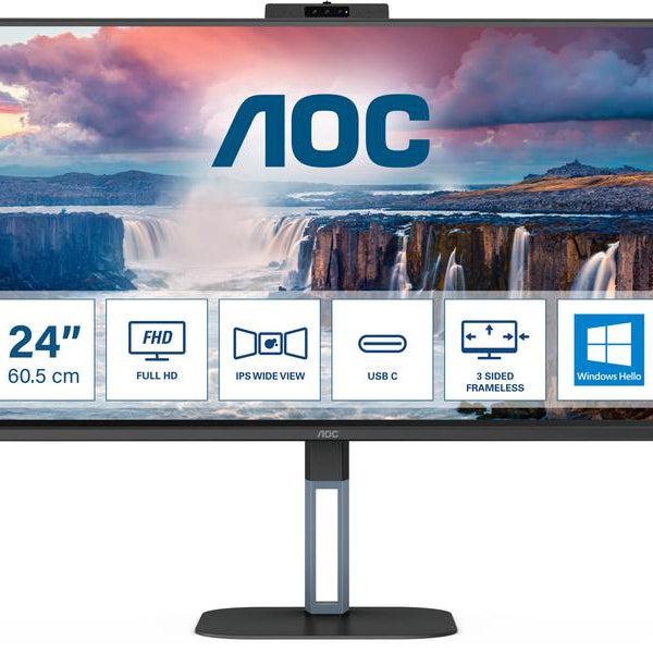 AOC Monitor 24 V5CW/BK