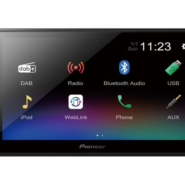 Pioneer Mediareceiver DMH-A340DAB 2 DIN