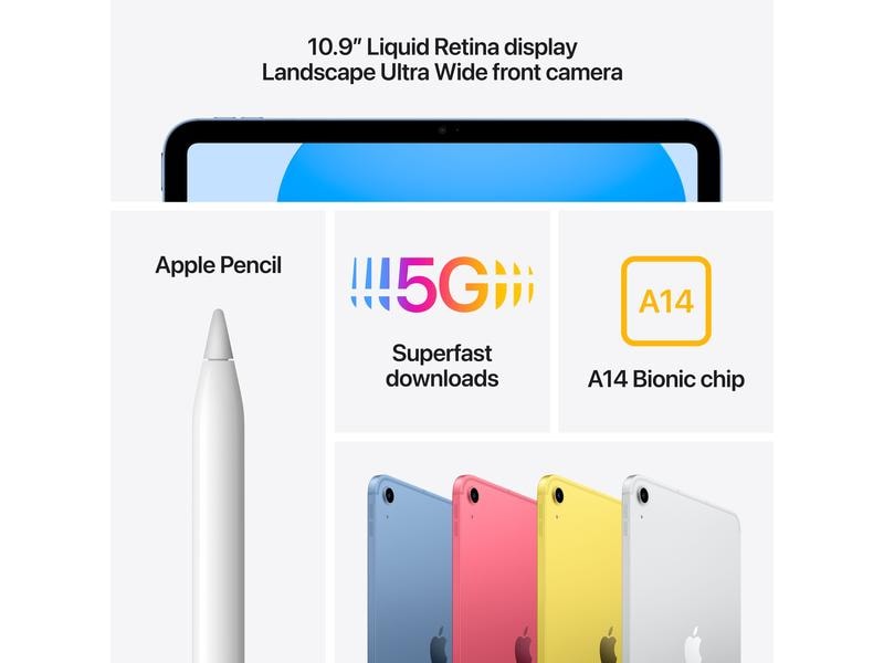 Apple iPad 10th Gen. Cellular 64 GB Gelb