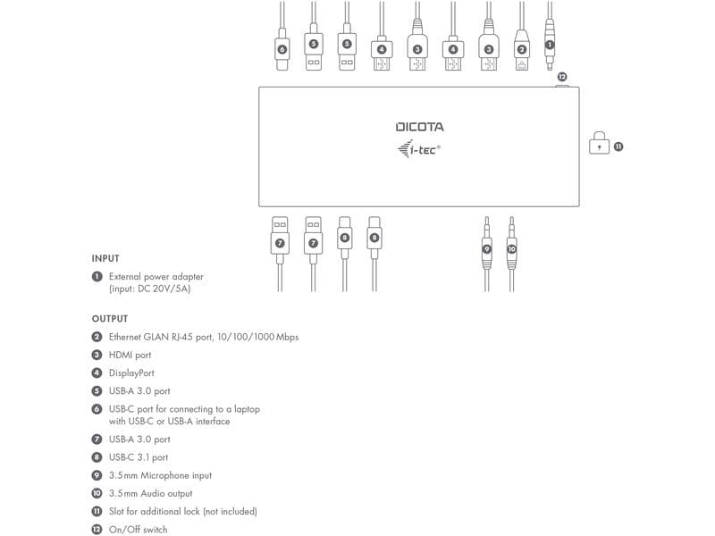 Dicota Dockingstation USB-C 13-in-1 5K PD 65 W