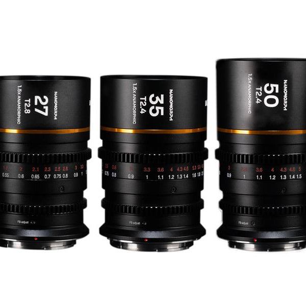 Venus Optic Festbrennweite Nano S35 Prime Kit (Amber) – Sony E-Mount