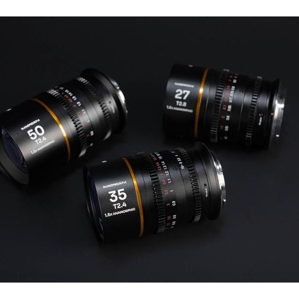 Venus Optic Festbrennweite Nano S35 Prime Kit (Amber) – Sony E-Mount