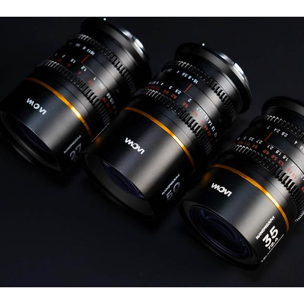 Venus Optic Festbrennweite Nano S35 Prime Kit (Amber) – Sony E-Mount