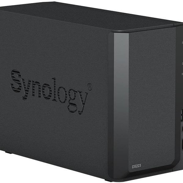 Synology NAS DiskStation DS223, 2-bay Synology Plus HDD 16 TB