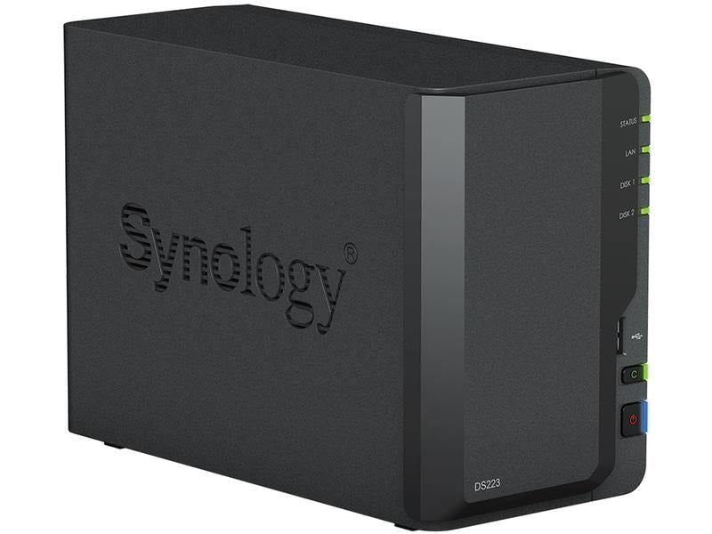 Synology NAS DiskStation DS223, 2-bay Seagate Ironwolf 8 TB