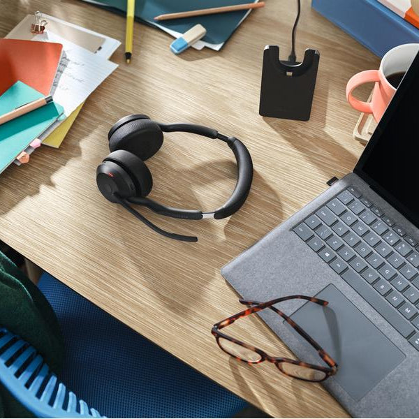 Jabra Headset Evolve2 55 Duo UC, USB-A, inkl. Ladestation