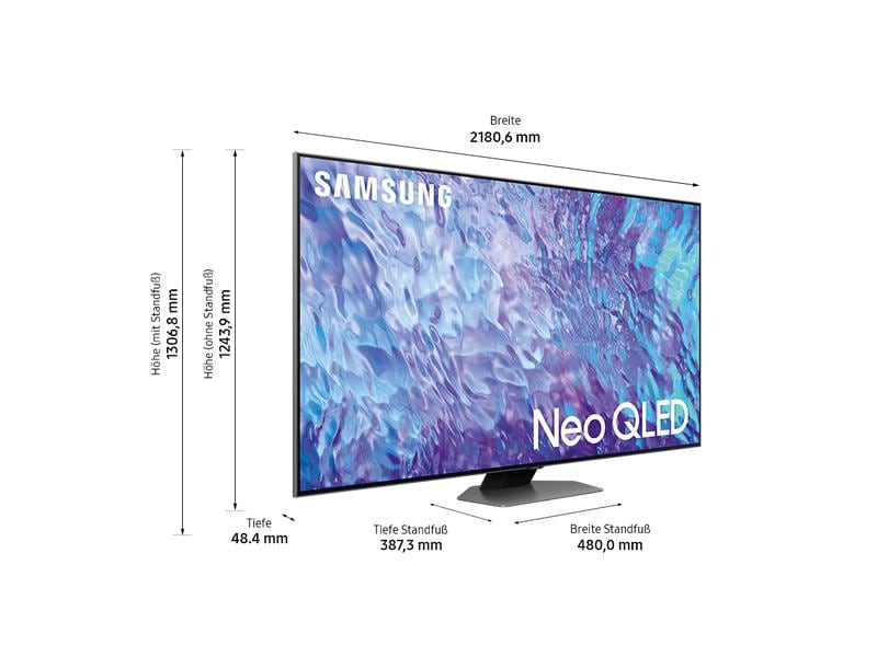 Samsung TV QE98Q80C ATXZU 98", 3840 x 2160 (Ultra HD 4K), QLED