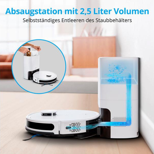 Medion Saugroboter X20 mit Absaugstation