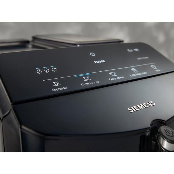 Siemens Kaffeevollautomat EQ300 Klavierlack schwarz TF301E19
