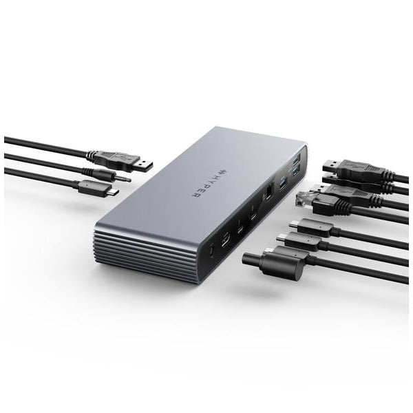 HYPER Dockingstation HyperDrive ThunderBolt 4 Grau