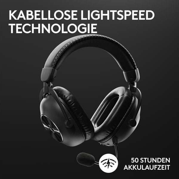 Logitech Headset G Pro X 2 Wireless Lightspeed Gaming Schwarz