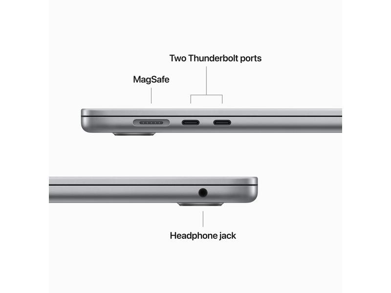 Apple MacBook Air 15" 2023 M2 10C GPU / 512 GB / 24 GB Space Grau