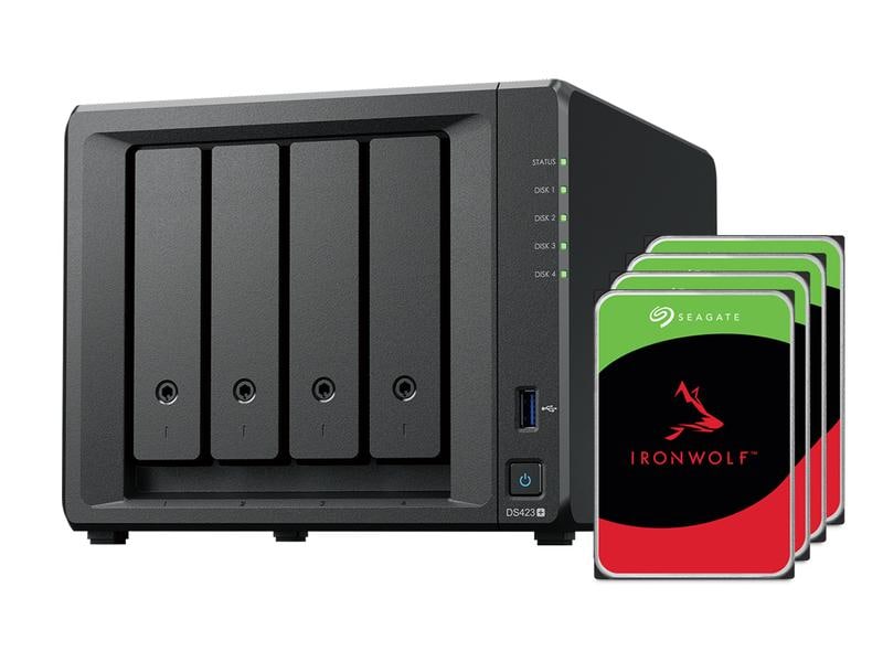 Synology NAS DiskStation DS423+ 4-bay Seagate Ironwolf 24 TB