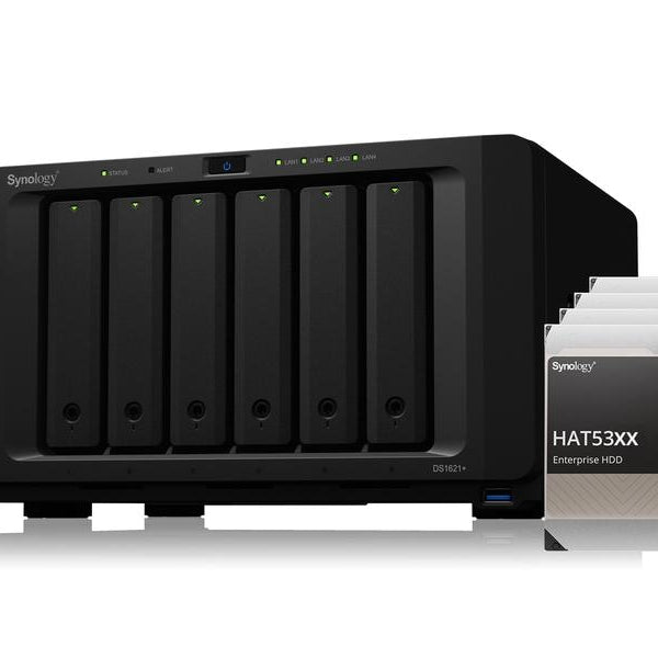 Synology NAS DiskStation DS1621+ 6-bay Synology Enterprise HDD 24 TB