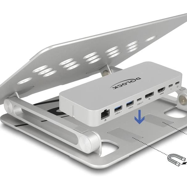Delock Dockingstation USB-C – HDMI/DP/LAN/USB-A PD 85W