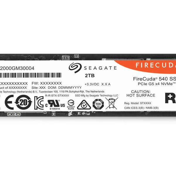 Seagate SSD FireCuda 540 M.2 2280 NVMe 2000 GB