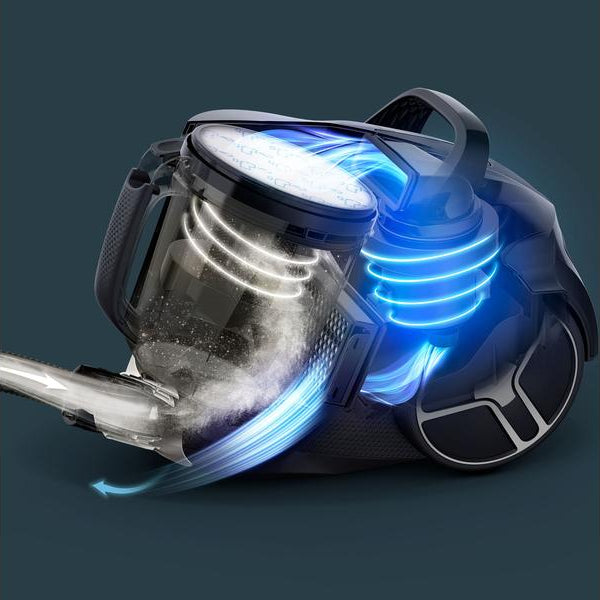 Rowenta Bodenstaubsauger Compact Power XXL Animal Schwarz