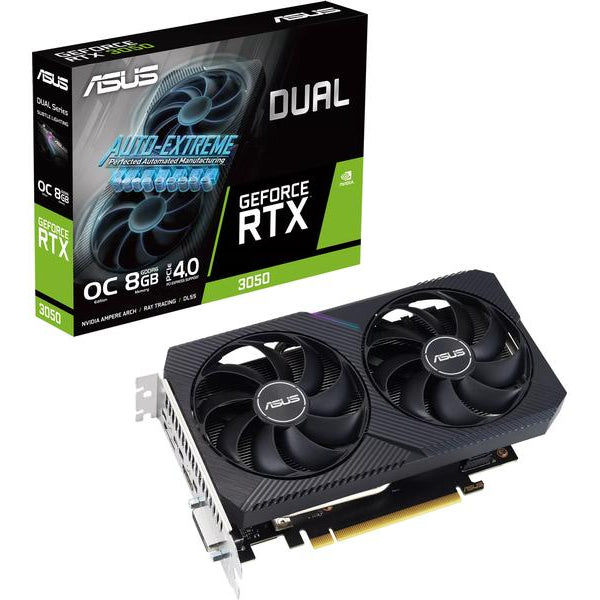 ASUS Grafikkarte Dual GeForce RTX 3050 V2 OC Edition 8 GB