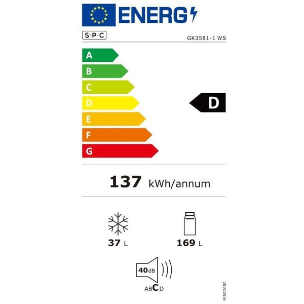 SPC Kühlschrank GK3581-1 Weiss