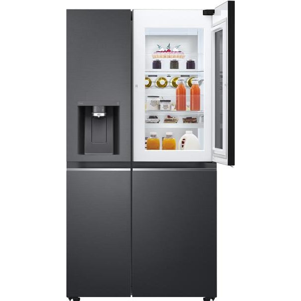 LG Foodcenter GSXV90MCDE Matte Black Steel