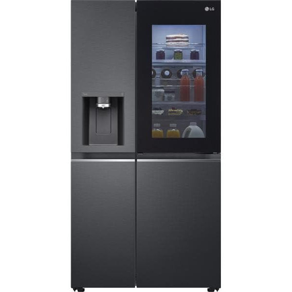 LG Foodcenter GSXV90MCDE Matte Black Steel