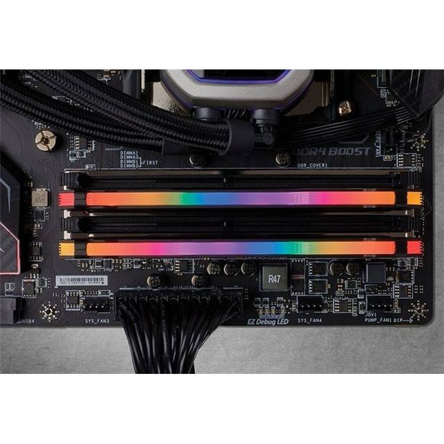 Corsair Vengeance RGB Pro Optimiert für AMD, DDR4, 32GB (2x 16GB), 3600MHz