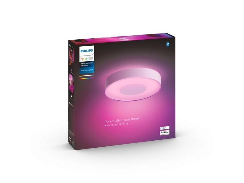 Philips Hue White &amp; Col. Amb. Infuse Deckenleuchte M weiss