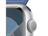 Apple Watch Series 9 45 mm Alu Silber Loop Winterblau
