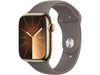 Apple Watch Series 9 45 mm LTE Gold Sport Tonbraun M/L