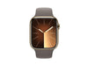 Apple Watch Series 9 45 mm LTE Gold Sport Tonbraun S/M