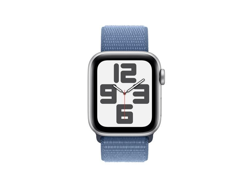 Apple Watch SE 2023 40 mm LTE Alu Silber Loop Winterblau