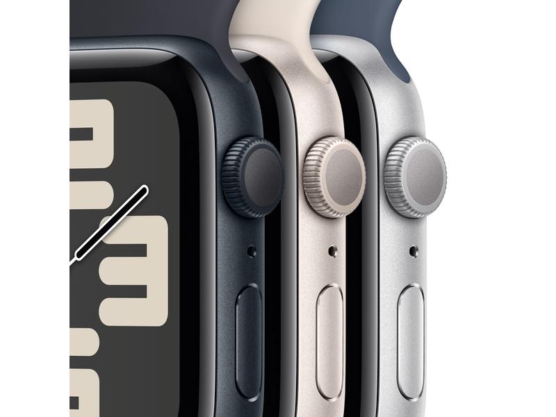 Apple Watch SE 2023 44 mm GPS Alu Sil. Sport Sturmblau S/M