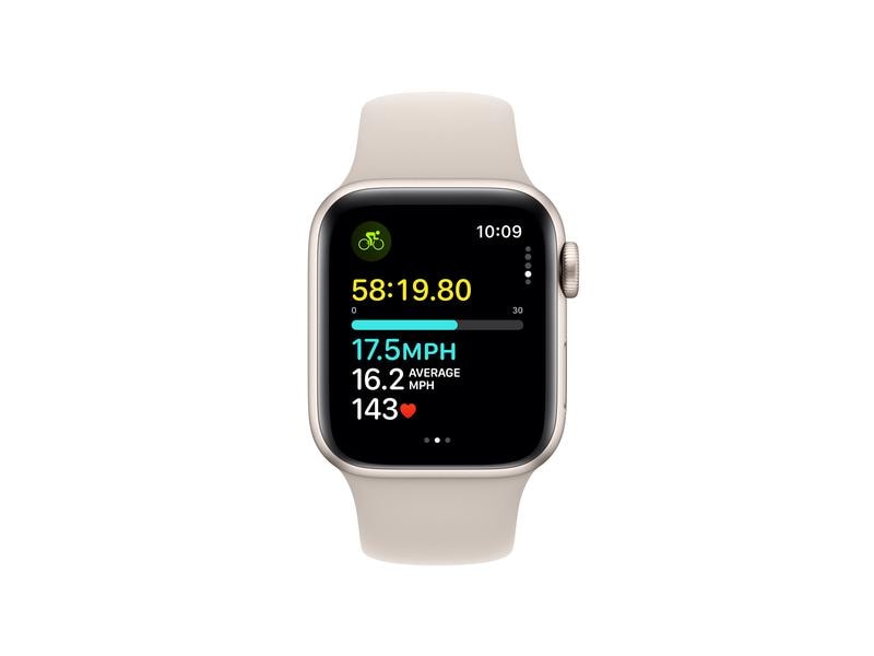 Apple Watch SE 2023 40 mm LTE Alu Sport Band Polarstern S/M