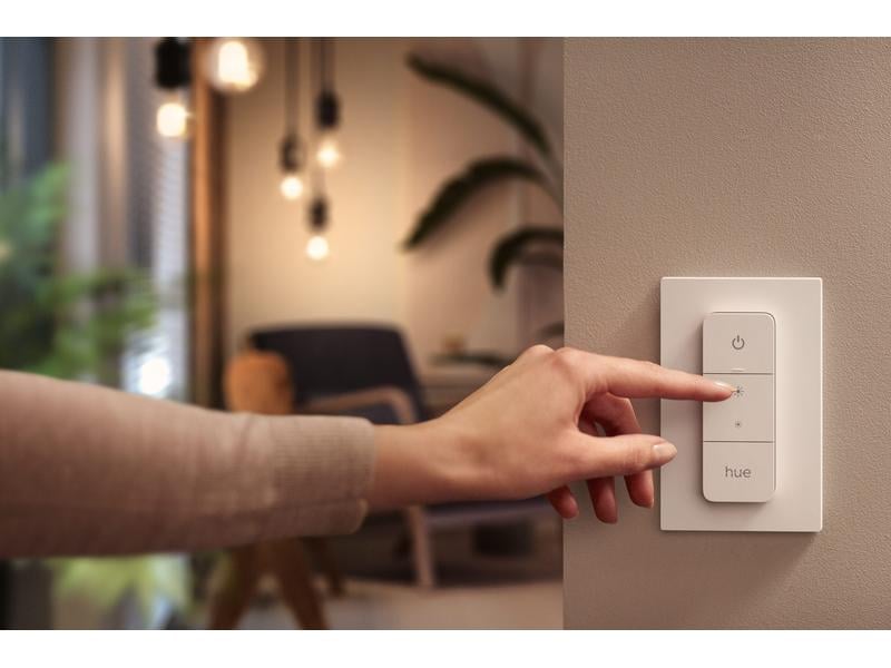 Philips Hue White Amb. Fair Deckenleuchte schwarz 2750 lm + Dimmschalter