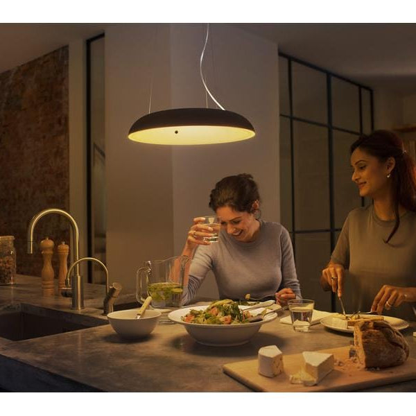Philips Hue White Amb. Amaze Pendelleuchte schwarz 2750 lm + Dimmer