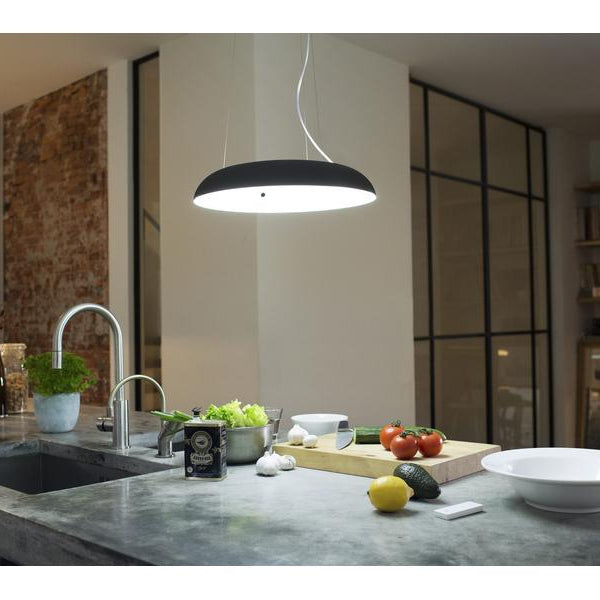 Philips Hue White Amb. Amaze Pendelleuchte schwarz 2750 lm + Dimmer