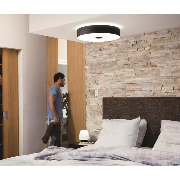 Philips Hue White Amb. Fair Deckenleuchte schwarz 2750 lm + Dimmschalter