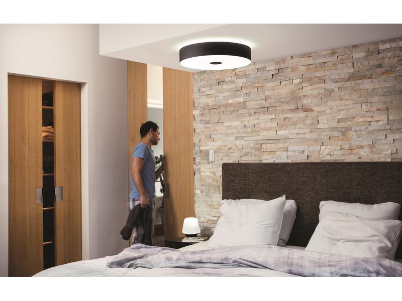 Philips Hue White Amb. Fair Deckenleuchte schwarz 2750 lm + Dimmschalter