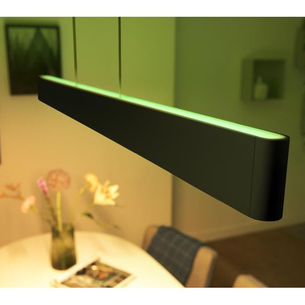 Philips Hue White & Col. Amb. Ensis Pendelleuchte schwarz 4750 lm
