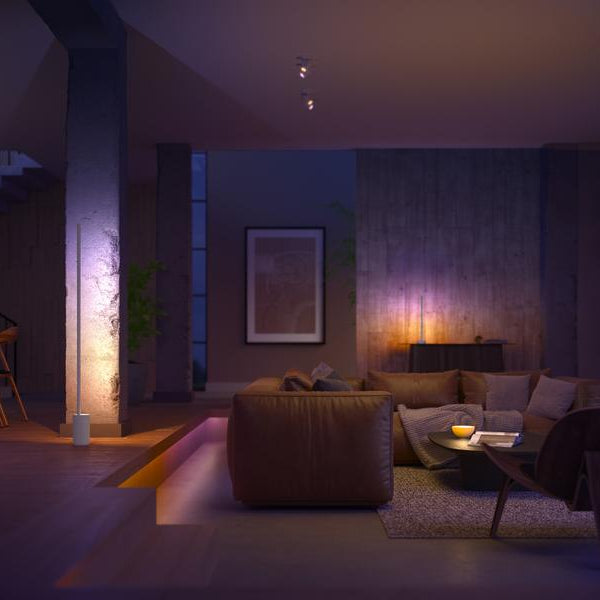 Philips Hue Gradient Signe Stehleuchte Weiss